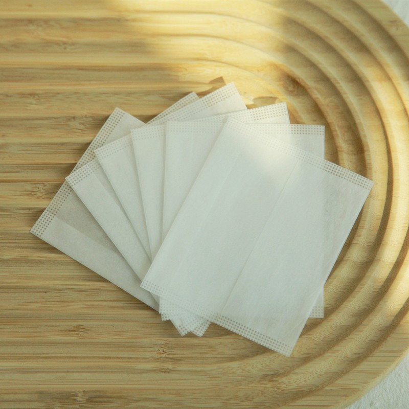 ODM High Quality Filter Bag Nylon Supplier –Biodegradable Reverse Folding Corn Fiber Empty Tea Bag – WISH detail pictures